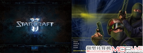本次体验用到的两款游戏《CS 1.6》和《星际争霸Ⅱ》。