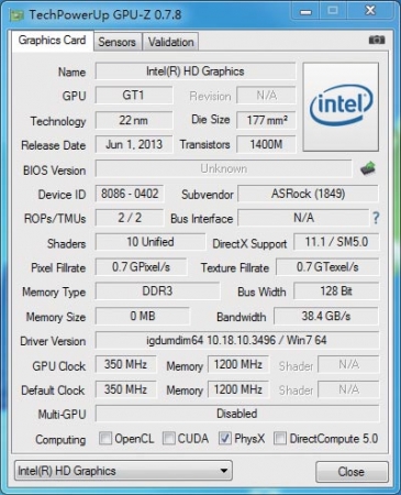 Pentium G3258处理器的默认规格并不诱人，默认核心工作频率仅3.2GHz，而HD Graphics核芯显卡虽然在3D指标上与其他产品相当，但却缺少对高清播放非常关键的Clear Video HD技术，此外CPU-Z暂无法正确识别处理器型号。